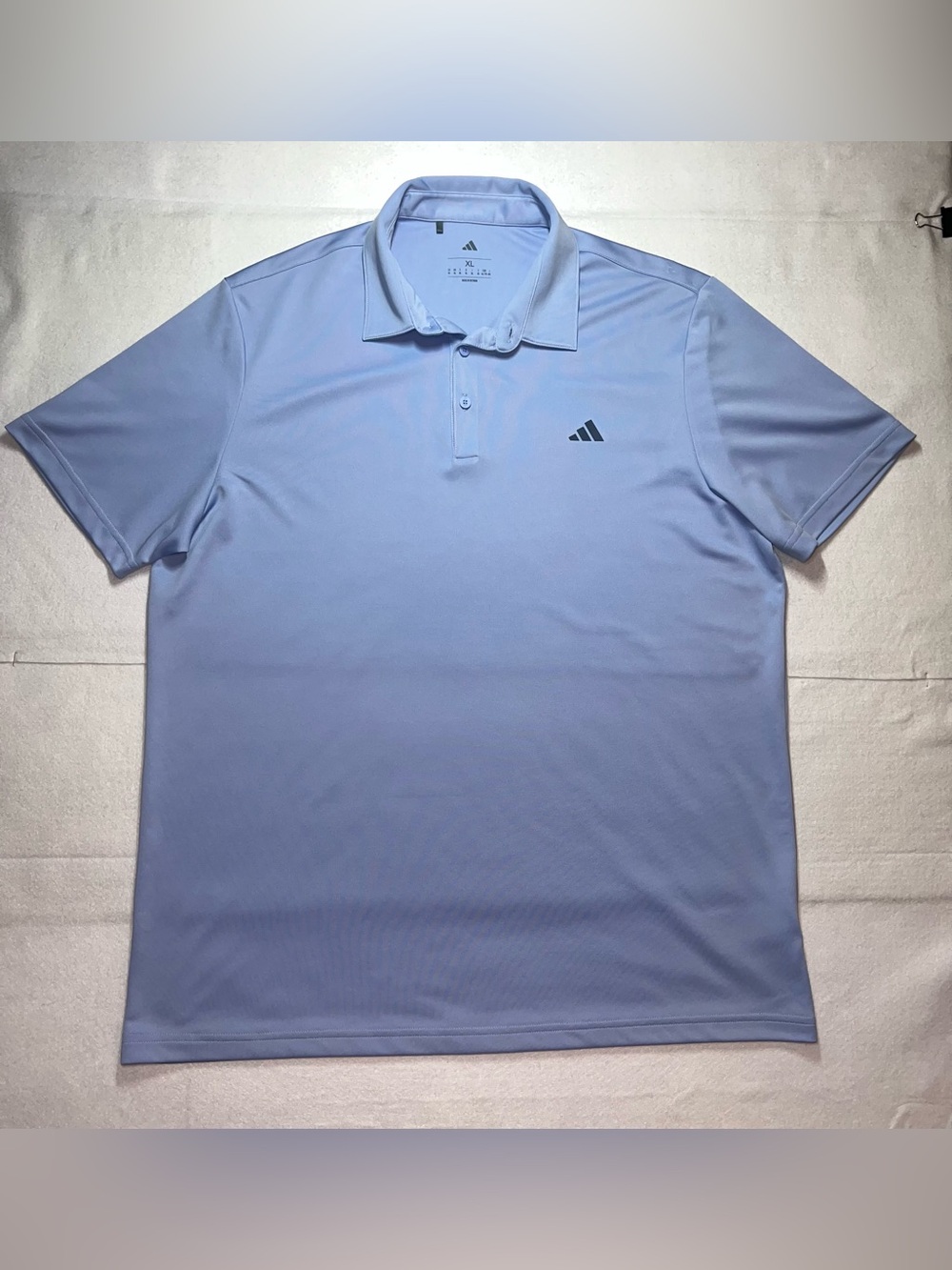 Adidas Men’s Train Essentials Polo Shirt ,Glow Blue Light, Size XL